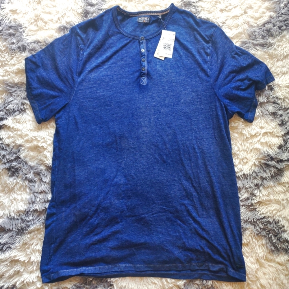 Mens Blue Blue NWT Top